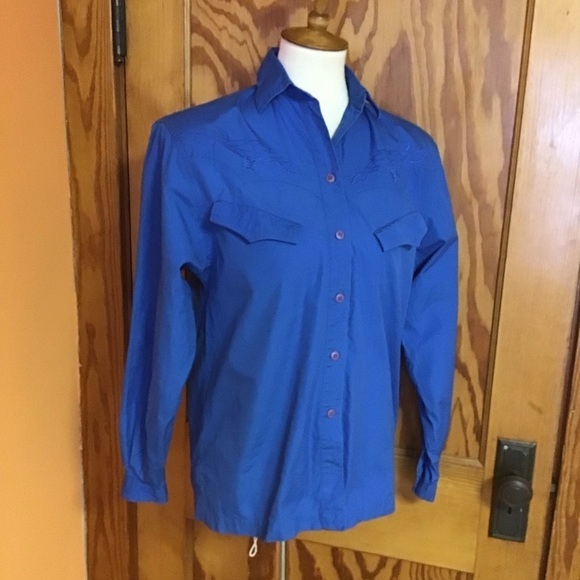 Vintage 90s Liz Claiborne western vibes shirt - Picture 4 of 11